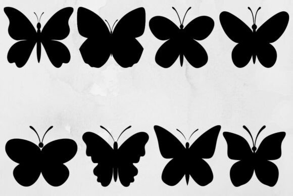 Download Butterfly Silhouette SVG - Butterfly silhouette Collection
